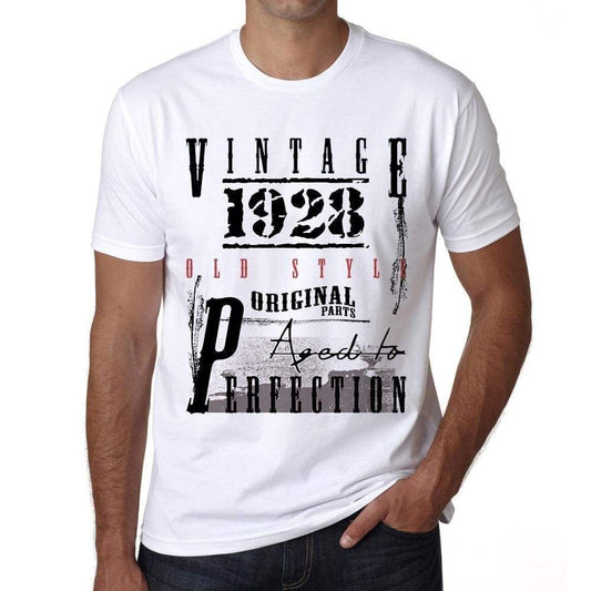 1928,birthday gifts for him,birthday t-shirts,Men's Short Sleeve Round Neck T-shirt - ultrabasic-com