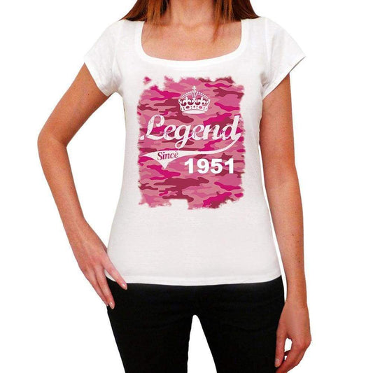 1951, Printed birthday, white, Women's Short Sleeve Round Neck T-shirt 00284 ultrabasic-com.myshopify.com