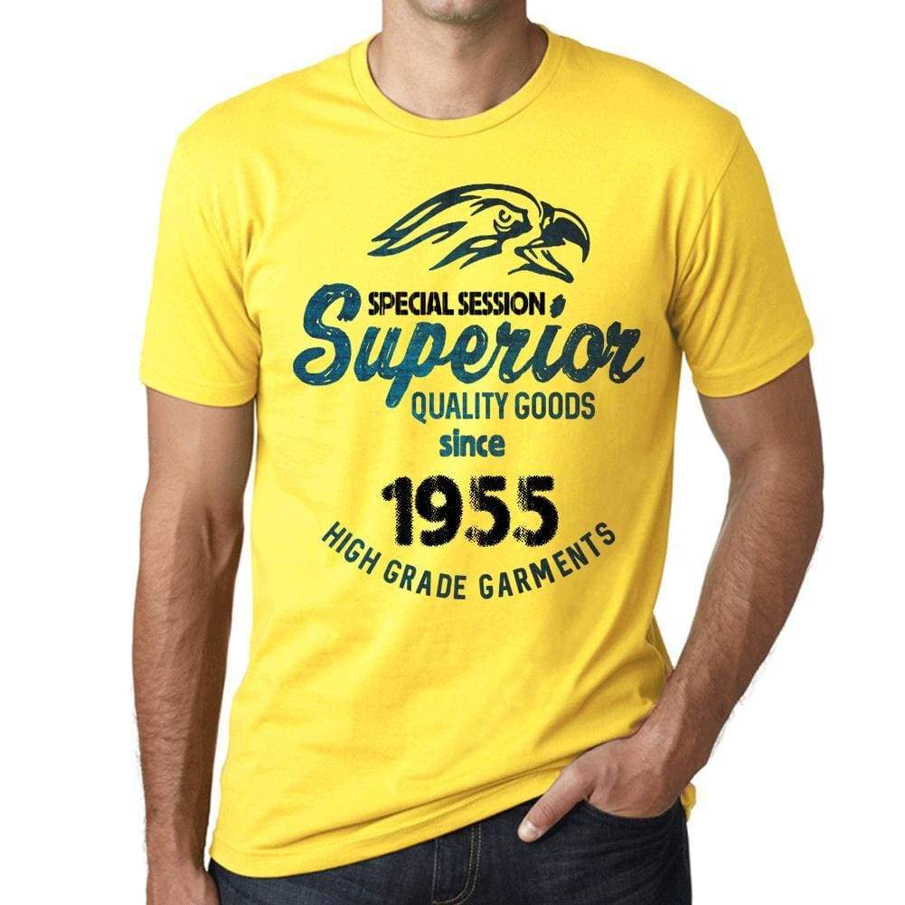 1955, Special Session Superior Since 1955 Mens T-shirt Yellow Birthday Gift 00526 ultrabasic-com.myshopify.com