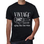 1957 Aging Like a Fine Wine Men's T-shirt Black Birthday Gift 00458 ultrabasic-com.myshopify.com