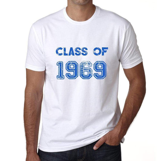 1969, Class of, white, Men's Short Sleeve Round Neck T-shirt 00094 - ultrabasic-com