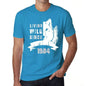 1984, Living Wild Since 1984 Men's T-shirt Blue Birthday Gift 00499 - ultrabasic-com