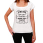 2002 Well Aged White Womens Short Sleeve Round Neck T-Shirt 00108 - White / Xs - Casual