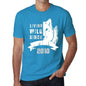 2010 Living Wild Since 2010 Mens T-Shirt Blue Birthday Gift 00499 - Blue / X-Small - Casual