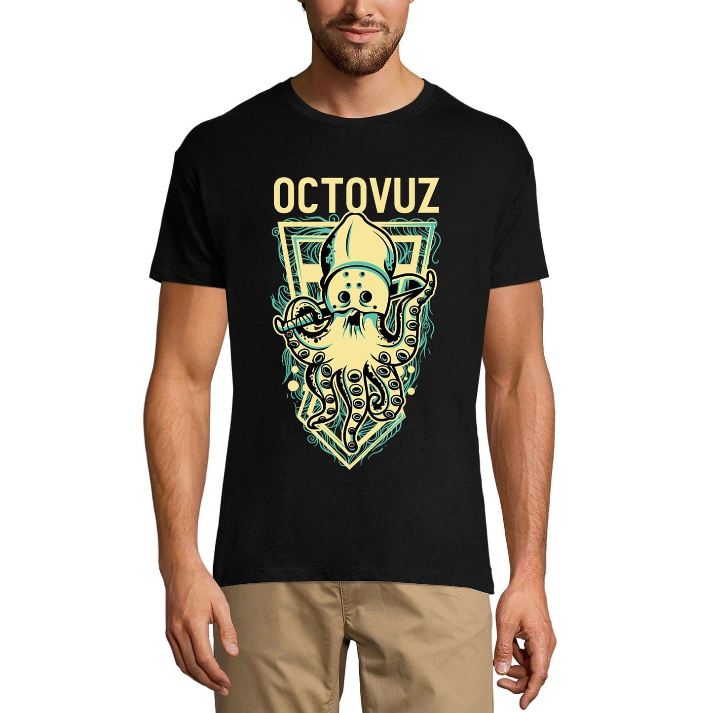 ULTRABASIC Men's Novelty T-Shirt Octovuz - Scary Tee Shirt