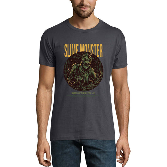 ULTRABASIC Men's Novelty T-Shirt Slime Monster - Scary Short Sleeve Tee Shirt