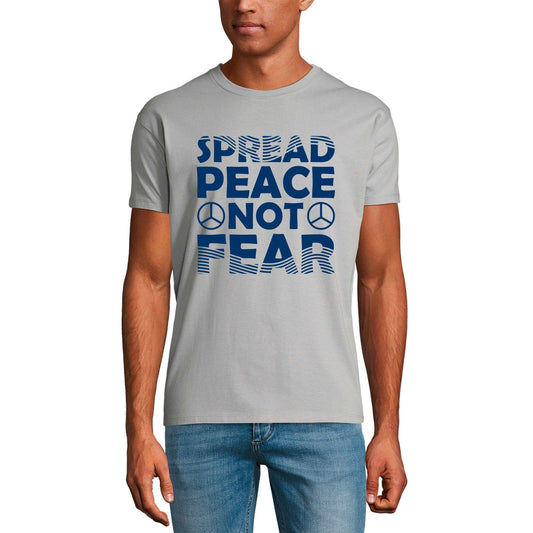 ULTRABASIC Graphic Men's T-Shirt Spread Peace Not Fear - Novelty Shirt