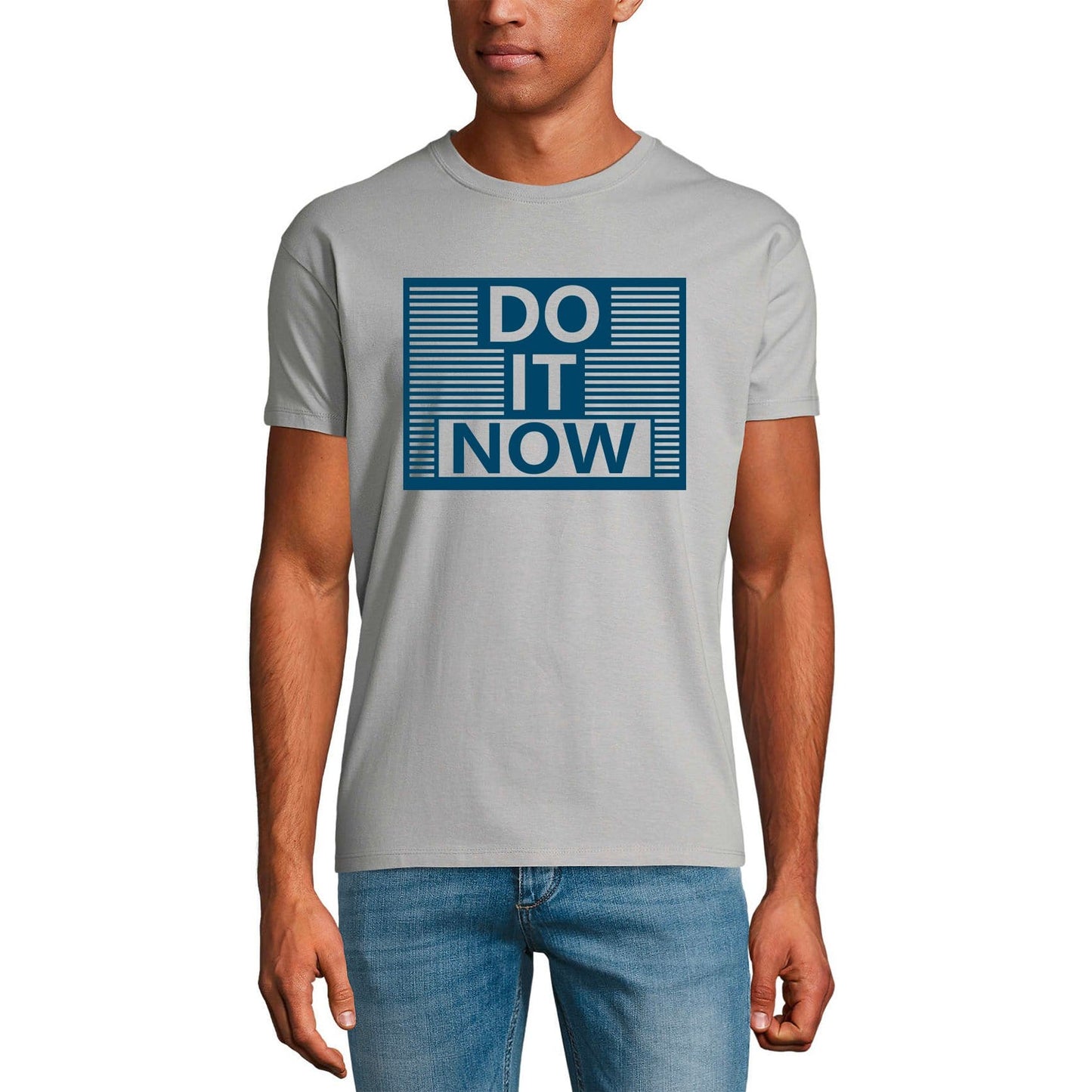 ULTRABASIC Men's Graphic T-Shirt Do It Now - Motivational Success Shirt for Men