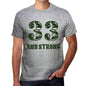 33 And Strong Men's T-shirt Grey Birthday Gift - Ultrabasic