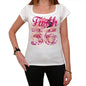 36 Furth City With Number Womens Short Sleeve Round White T-Shirt 00008 - Casual