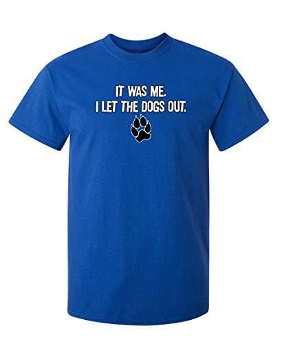 Men's T-shirt It was Me Graphic Sarcastic Funny T-Shirt Royal