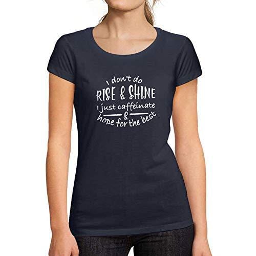 Ultrabasic - Tee-Shirt Femme Manches Courtes Rise and Shine