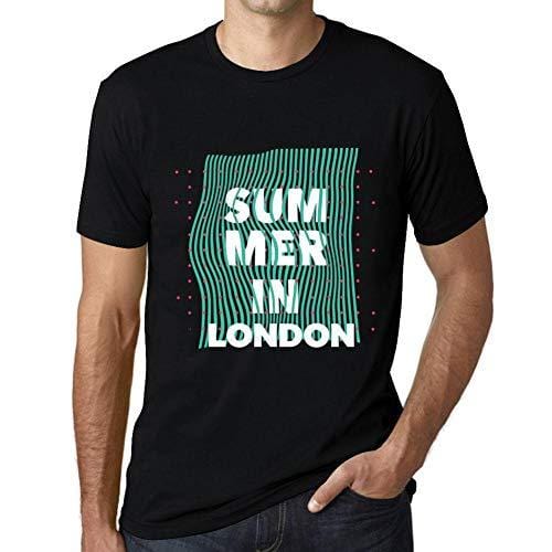 Ultrabasic - Homme Graphique Summer in London Noir Profond