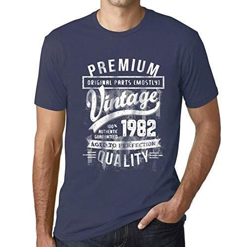 Ultrabasic - Homme T-Shirt Graphique 1982 Aged to Perfection Tee Shirt Cadeau d'anniversaire
