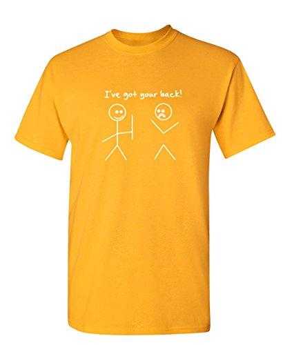 Men's T-shirt I Got Your Back Graphic Novelty Funny Tshirt Yellow