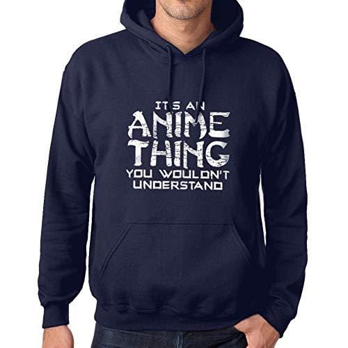 Ultrabasic - Homme Imprimé Graphique Sweat-Shirt It's an Anime Thing French Marine