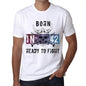 42 Ready To Fight Mens T-Shirt White Birthday Gift 00387 - White / Xs - Casual