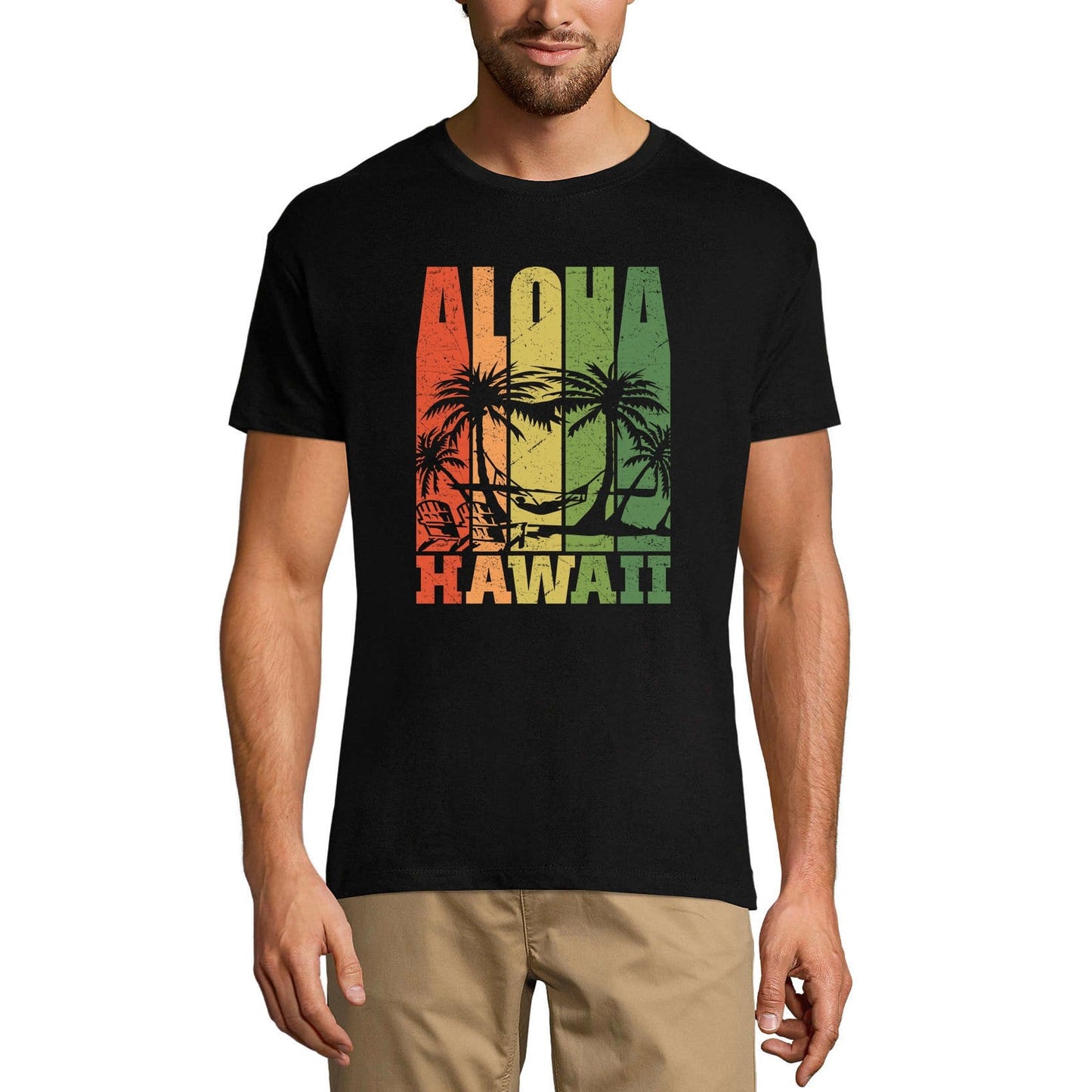 ULTRABASIC Men's Vintage T-Shirt Aloha Hawaii - Retro Funny Tee Shirt