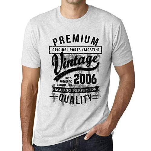 Ultrabasic - Homme T-Shirt Graphique 2006 Aged to Perfection Tee Shirt Cadeau d'anniversaire