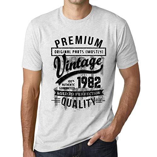 Ultrabasic - Homme T-Shirt Graphique 1982 Aged to Perfection Tee Shirt Cadeau d'anniversaire