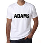 Ultrabasic ® Nom de Famille Fier Homme T-Shirt Nom de Famille Idées Cadeaux Tee Adams Blanc
