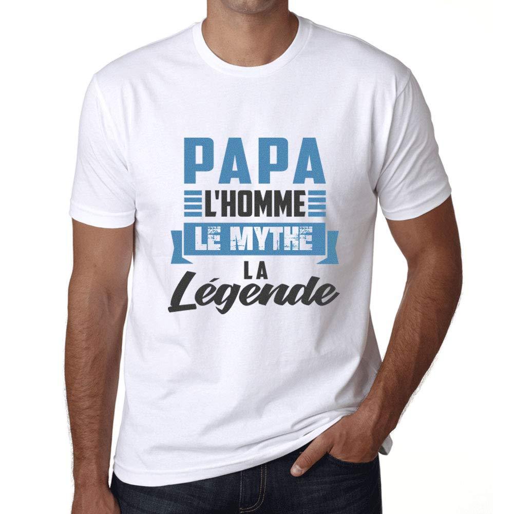 Ultrabasic Papa 5 l'homme Le Mythe La Légende T-Shirt Papa Tshirt Papa l'ours Shirt Le pépé