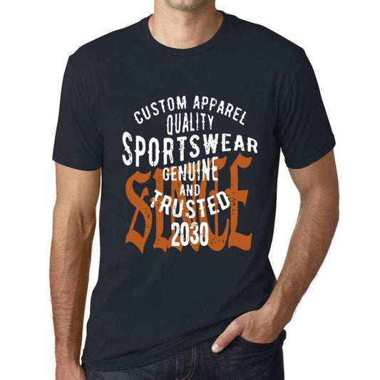 Ultrabasic - Homme T-Shirt Graphique Sportswear Depuis 2030 Marine