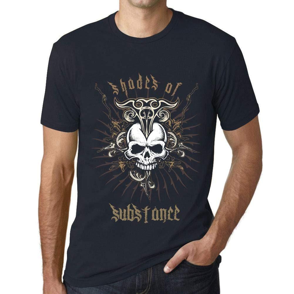 Ultrabasic - Homme T-Shirt Graphique Shades of Substance Marine