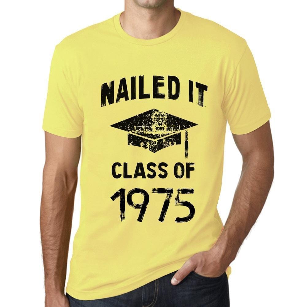 Homme T Shirt Graphique Imprimé Vintage Tee Nailed it Class of 1975