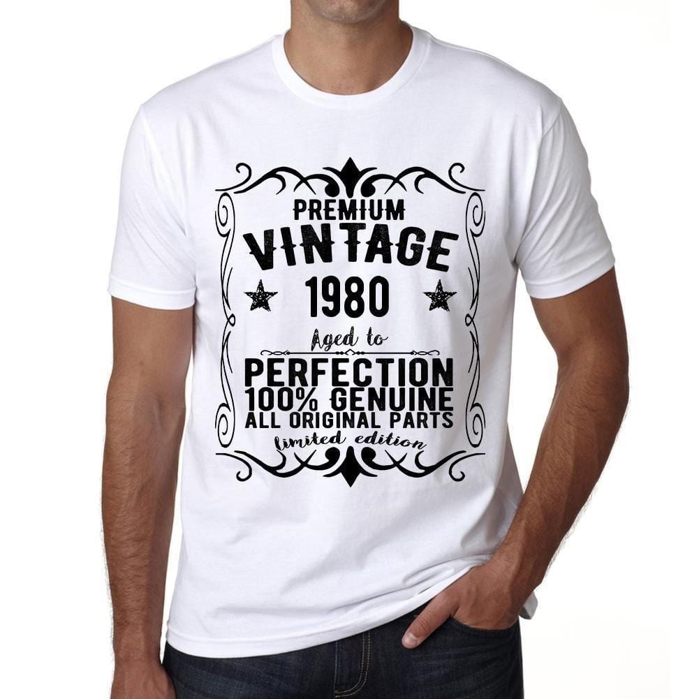 Premium Vintage Year 1980 Vintage Tshirt t Shirt Anniversaire Cadeau t Shirt