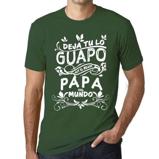 Ultrabasic® Homme T-Shirt Graphique Mejor Papa Del Mundo Anniversaire Impressionnant Chemise