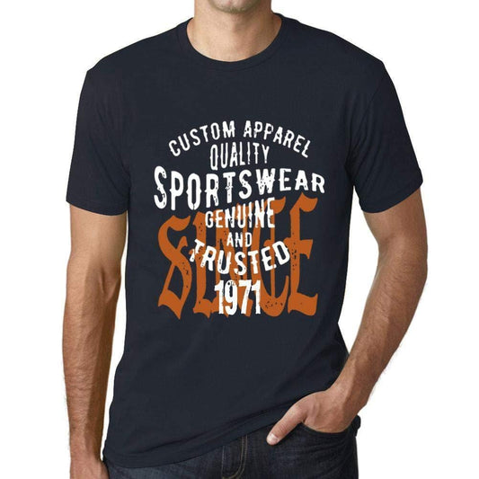 Ultrabasic - Homme T-Shirt Graphique Sportswear Depuis 1971 Marine