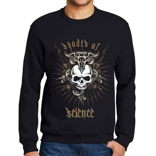 Ultrabasic - Homme Graphique Shades of Science T-Shirt Imprimé Lettres Noir Profond