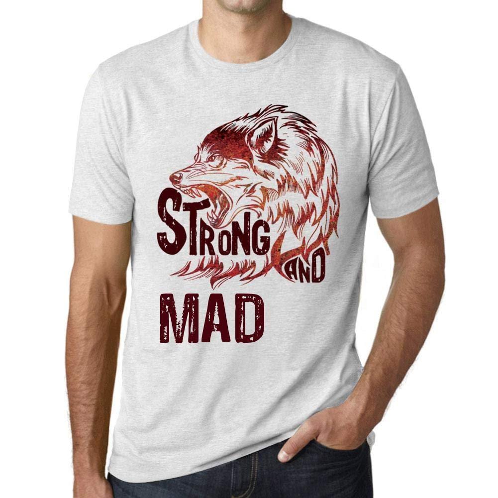 Unisex T-Shirt Graphique Strong Wolf and Splendid Naturel