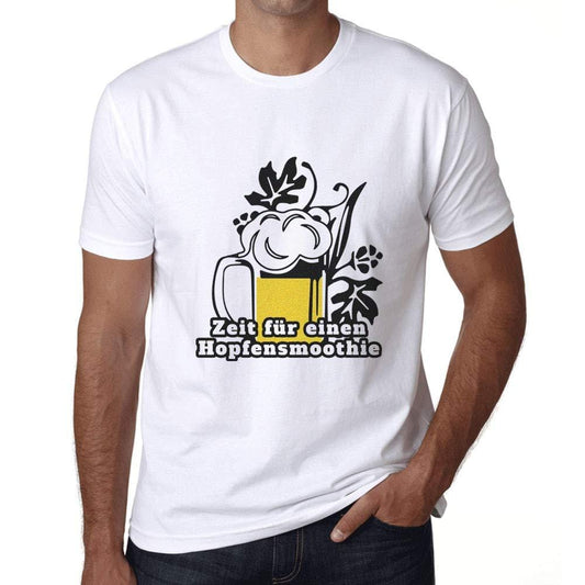 Ultrabasic® Homme T-Shirt Graphique Zeit Für Einen Hopfensmoothie Anniversaire Décontractée Marrant Tee