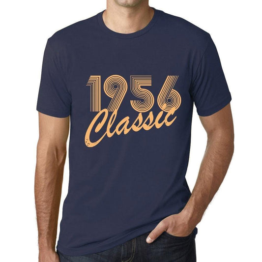 Ultrabasic - Homme T-Shirt Graphique Years Lines Classic 1956 French Marine