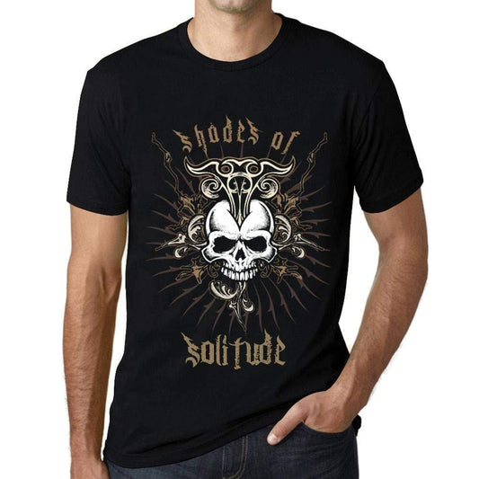 Ultrabasic - Homme T-Shirt Graphique Shades of Solitude Noir Profond