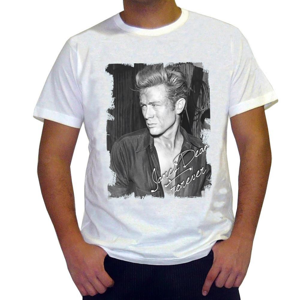 James Dean : T-Shirt,Cadeau,Homme Blanc,Blanc,t Shirt Homme