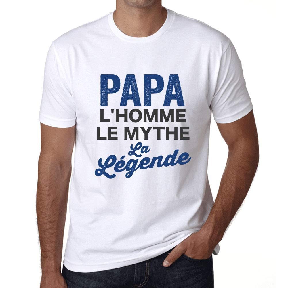 Ultrabasic Papa 4 l'homme Le Mythe La Légende T-Shirt Papa Tshirt Papa l'ours Shirt Le pépé