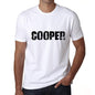 Ultrabasic ® Nom de Famille Fier Homme T-Shirt Nom de Famille Idées Cadeaux Tee Cooper Blanc