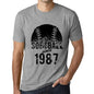 Men’s <span>Graphic</span> T-Shirt Softball Since 1987 Grey Marl - ULTRABASIC