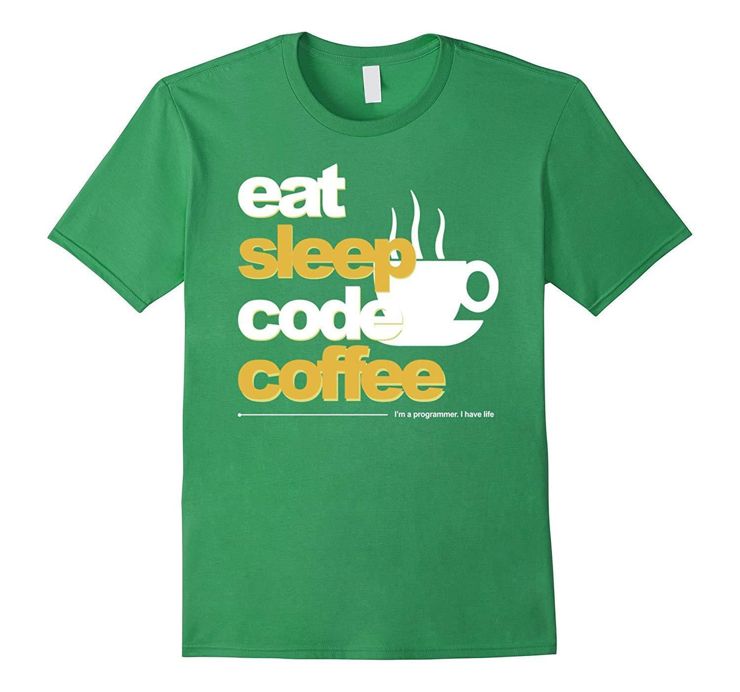 Graphic Unisex T-Shirt Eat Sleep Code Coffee Tee