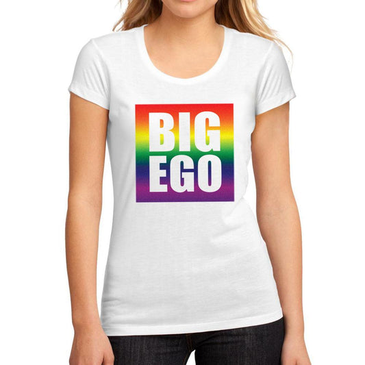 Women&rsquo;s Graphic T-Shirt Big Ego White - Ultrabasic