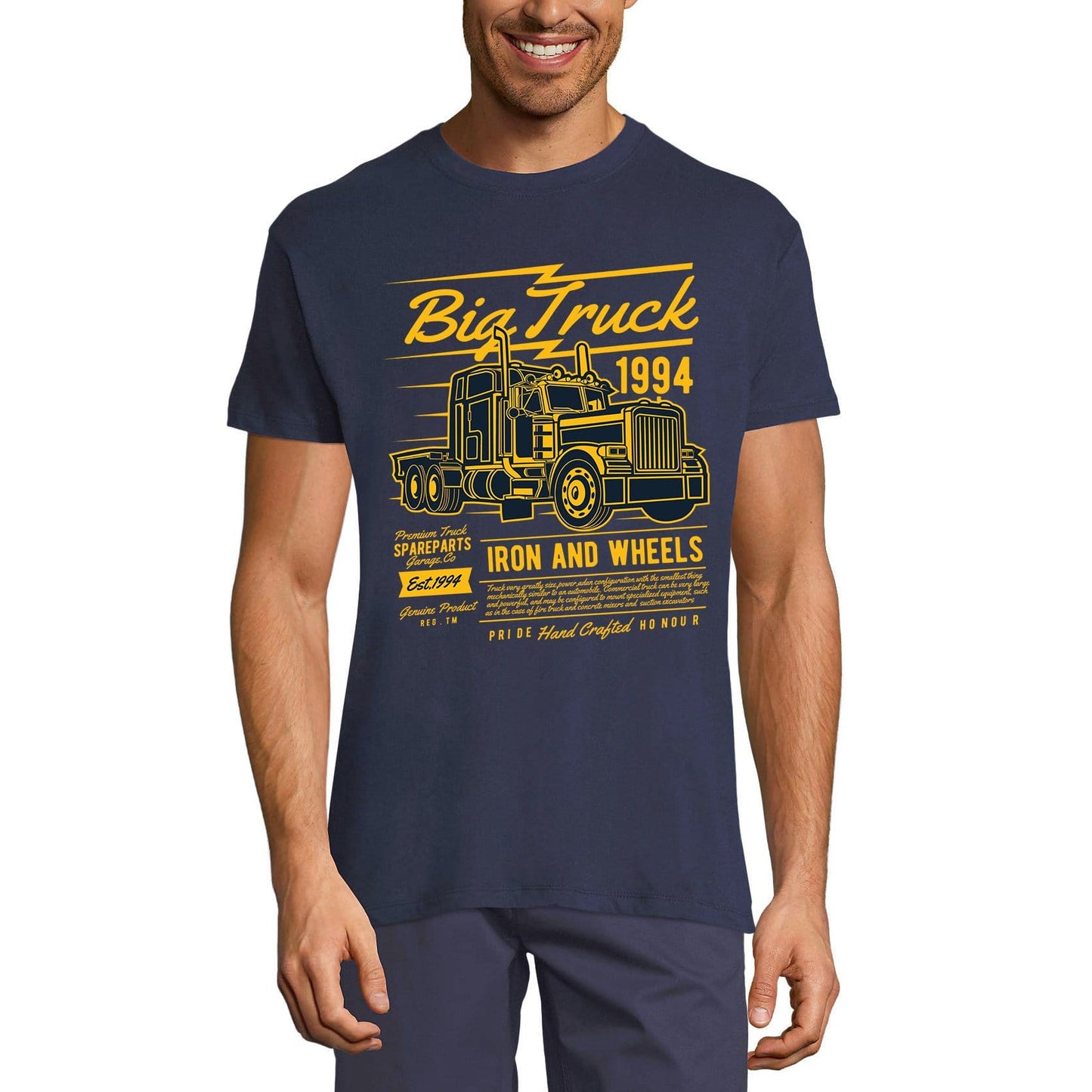ULTRABASIC Men's T-Shirt Big Truck Since 1994 - Shirt for Truck Drivers
