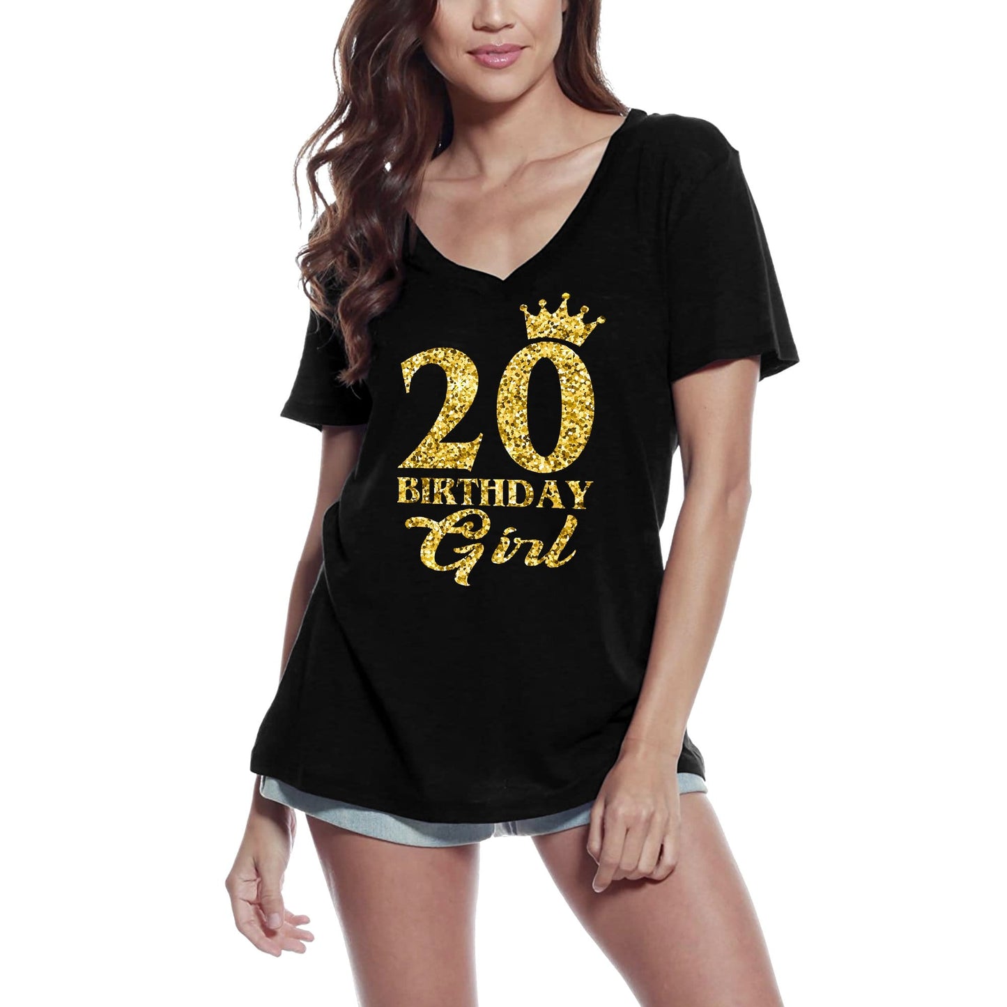 ULTRABASIC Women's T-Shirt 20 and Fabulous - Shirt for 20th Birthday Gifts Novelty