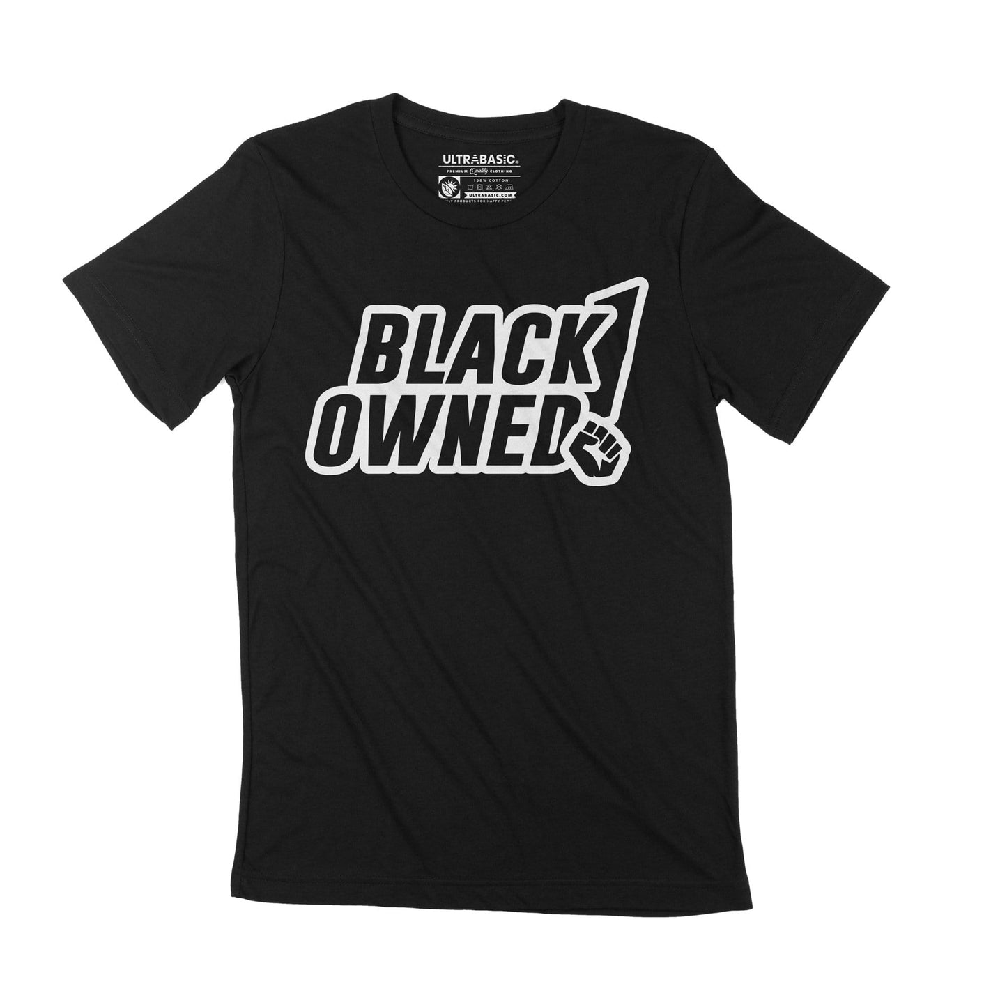 Unisex Adult T-Shirt Black Owned Black Lives Matter BLM Shirt