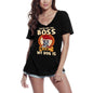 ULTRABASIC Women's T-Shirt Boxer Cute Dog Lover - Short Sleeve Tee Shirt Quote Tops