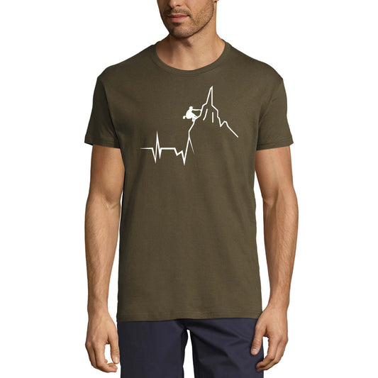 ULTRABASIC Men's Novelty T-Shirt Climbing Mountain - Hiking Tee Shirt