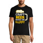 ULTRABASIC Men's T-Shirt Craft Beer Makes Me Hoppy - Funny Beer Lover Tee Shirt