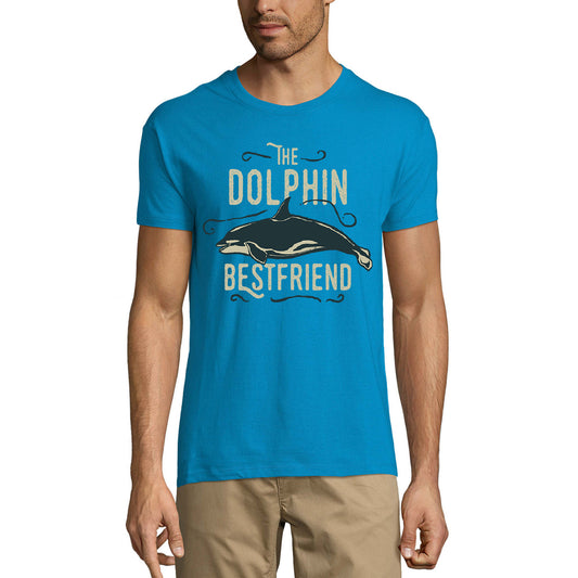 ULTRABASIC Men's T-Shirt The Dolphin Best Friend - Sea Pet Shirt for Animal Lovers